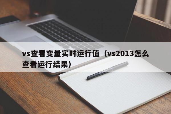 vs查看变量实时运行值（vs2013怎么查看运行结果）