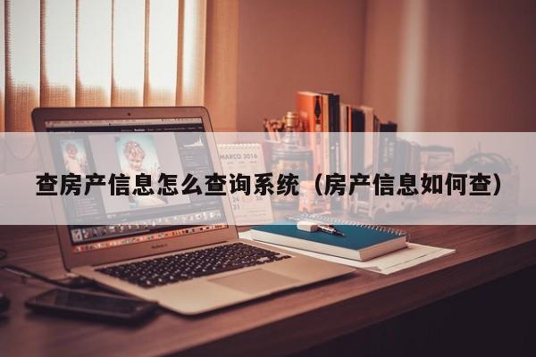 查房产信息怎么查询系统（房产信息如何查）