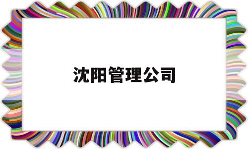 沈阳管理公司(沈阳管理工程学院)