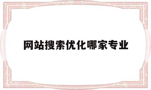 网站搜索优化哪家专业(网站搜索关键词优化)