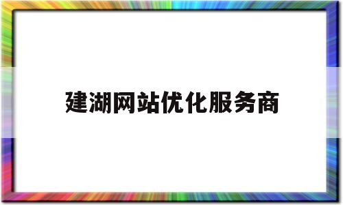 关于建湖网站优化服务商的信息