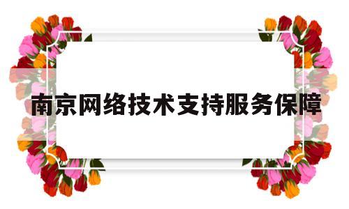 南京网络技术支持服务保障的简单介绍