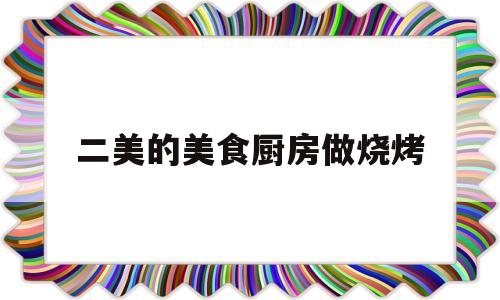 二美的美食厨房做烧烤的简单介绍