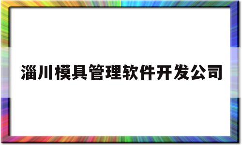 淄川模具管理软件开发公司(淄川模具管理软件开发公司招聘)