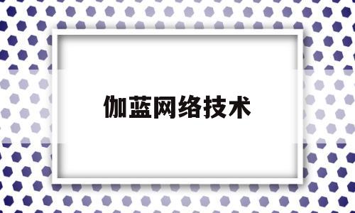 伽蓝网络技术(伽蓝 公司 网站)