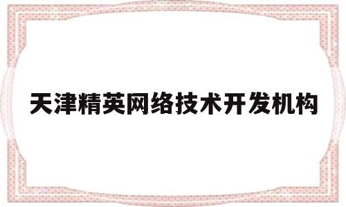 天津精英网络技术开发机构(天津精英供应链管理有限公司)