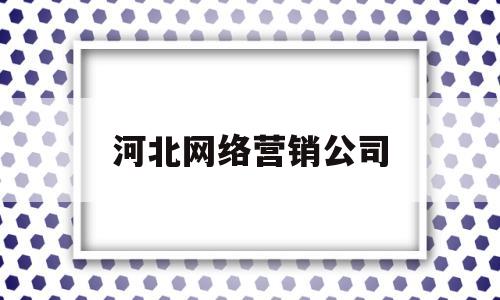 河北网络营销公司(河北网络营销公司排名)