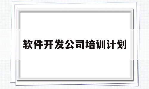 软件开发公司培训计划(软件开发公司培训计划怎么写)