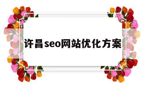 许昌seo网站优化方案(许昌360关键词优化排名工具)