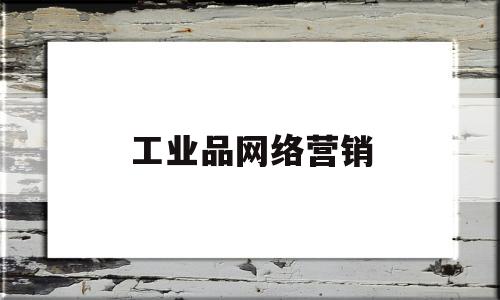 工业品网络营销(工业品网络推广有哪些渠道)