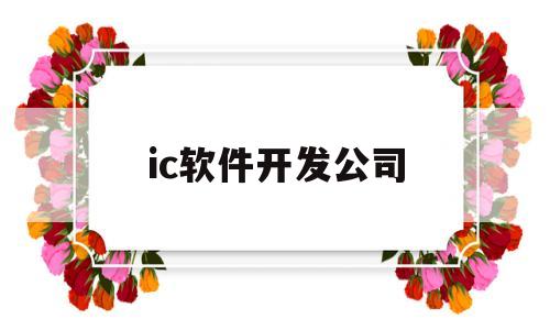 ic软件开发公司(ic开发难不难入门)