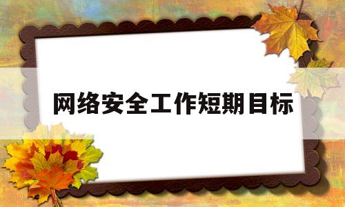 网络安全工作短期目标(网络安全工作开展情况及下一年工作计划)