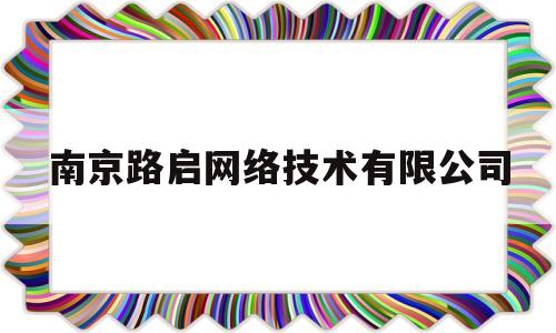 南京路启网络技术有限公司(南京路启网络技术有限公司怎么样)