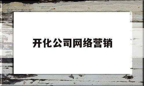 开化公司网络营销(开网络营销公司赚钱吗)