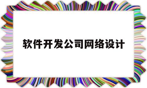 软件开发公司网络设计(软件开发公司网络设计招聘)