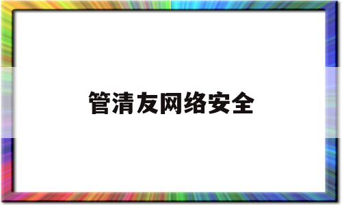 管清友网络安全(网络安全管控平台)