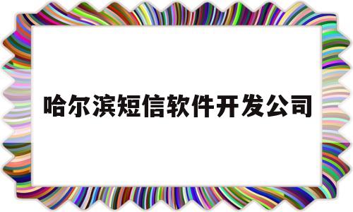 哈尔滨短信软件开发公司(哈尔滨软件开发有限公司)