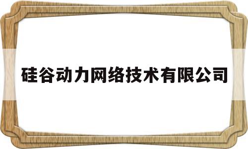 硅谷动力网络技术有限公司(硅谷动力网络技术有限公司是国企吗)