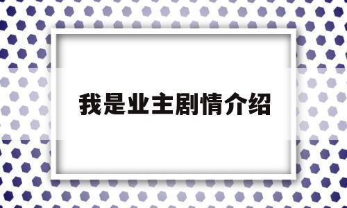 我是业主剧情介绍(我是业主剧情介绍分集)