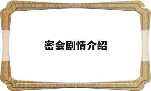 密会剧情介绍(密会剧情介绍大全)