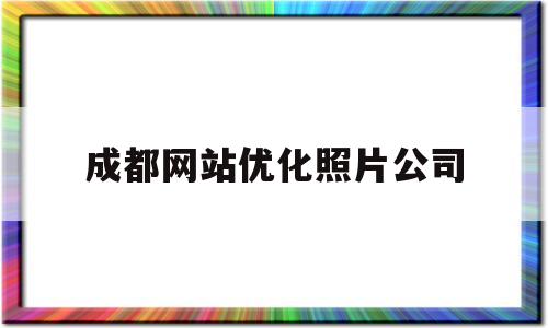 成都网站优化照片公司(成都网站优化软件)